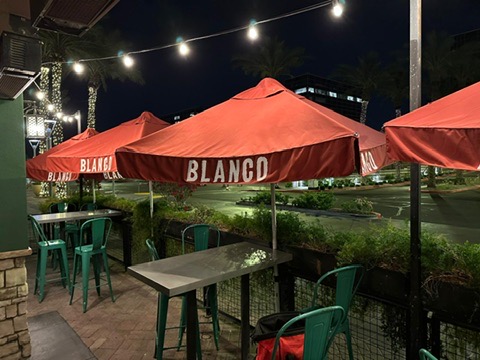 Overnight on-site umbrella repair at Blanco Phoenix