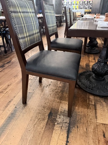 Overnight dining chair reupholstery at Culinary Dropout Waterfront