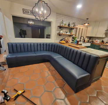 Arizona Residential Navy Corner Banquette