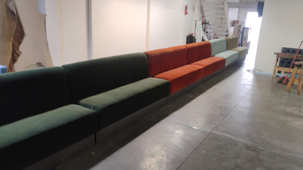 California Multicolor Modular Banquettes