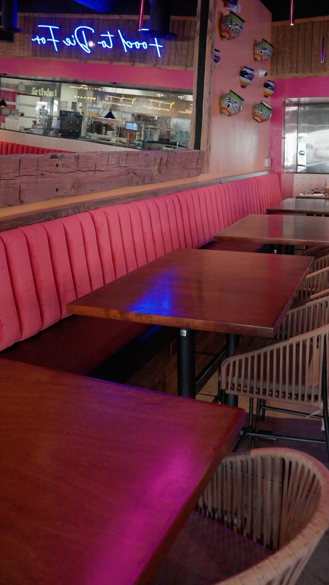 Copal Cuisine: custom seating