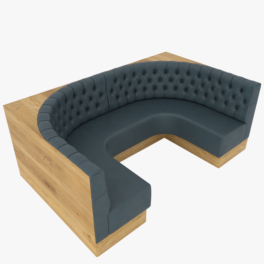 Florida Residential Curved Tufted Design
