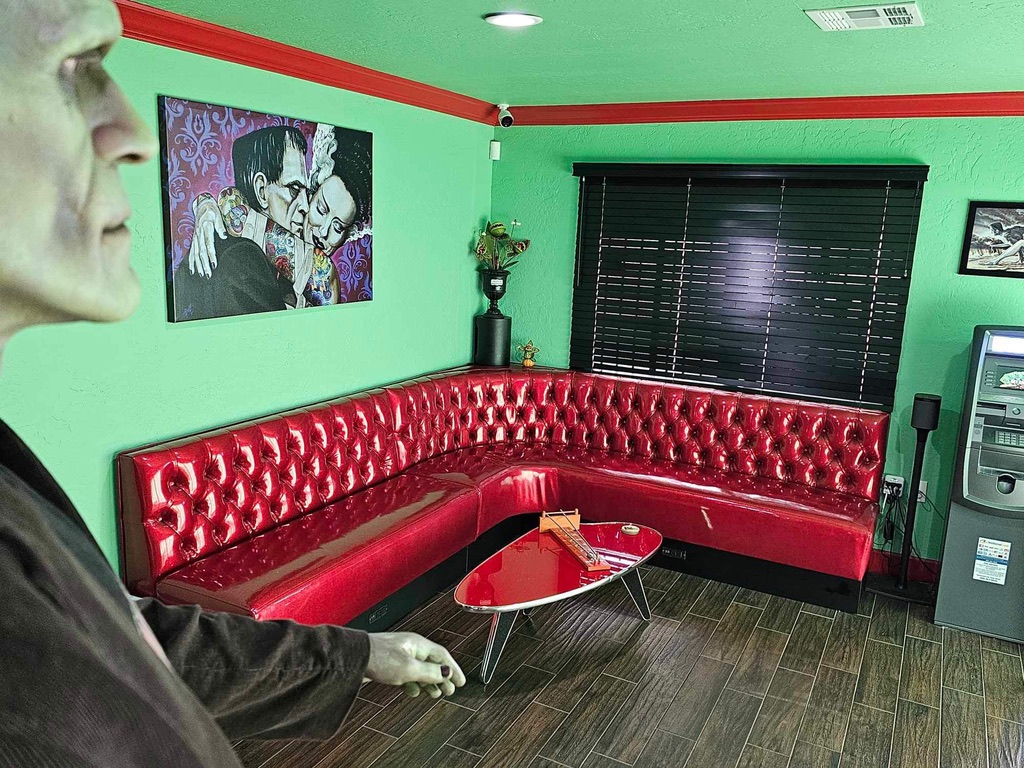 Frankenstein Ink Tattoo: custom seating