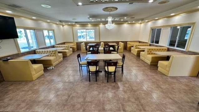 Indian Restaurant Yellow Tufted