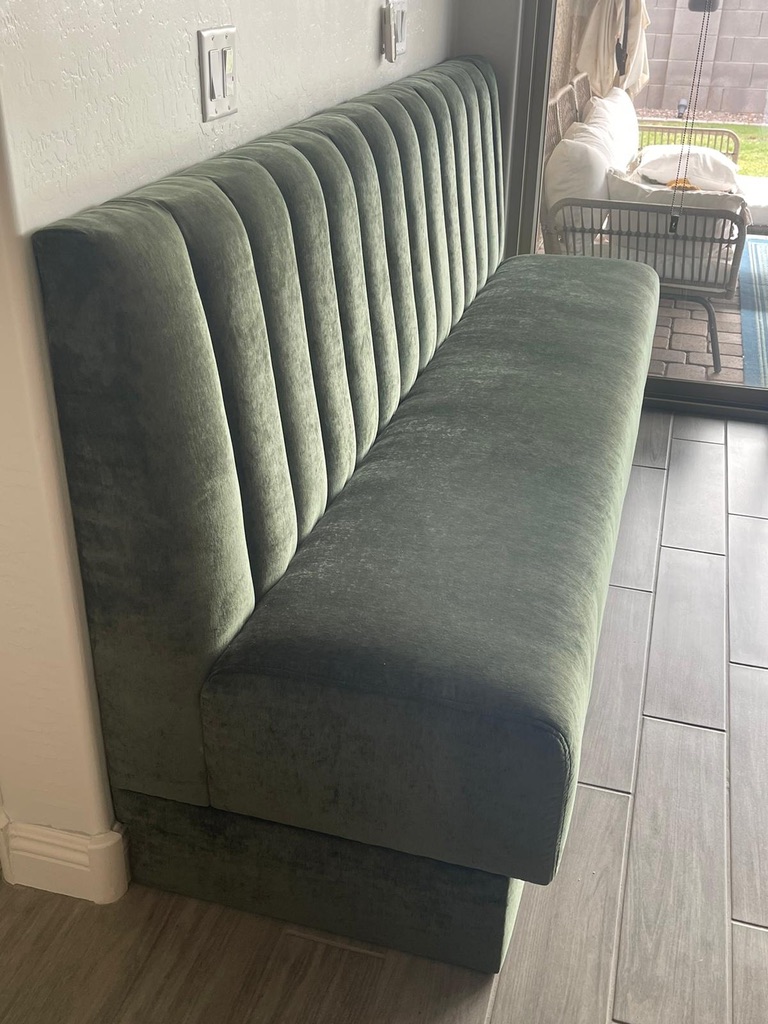 Residential Green Rounded Channel Straight