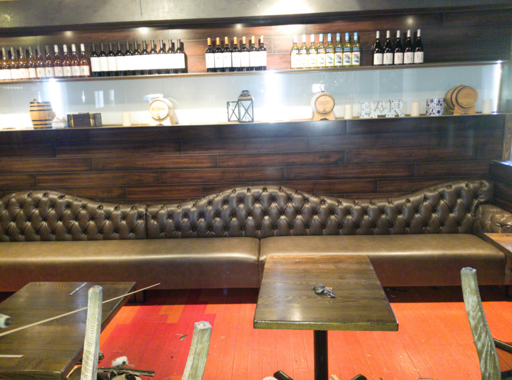 Second Story Scottsdale Scalloped Tufted Banquette