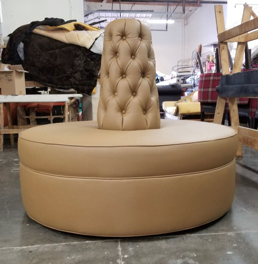 Tan Tufted Center Circular