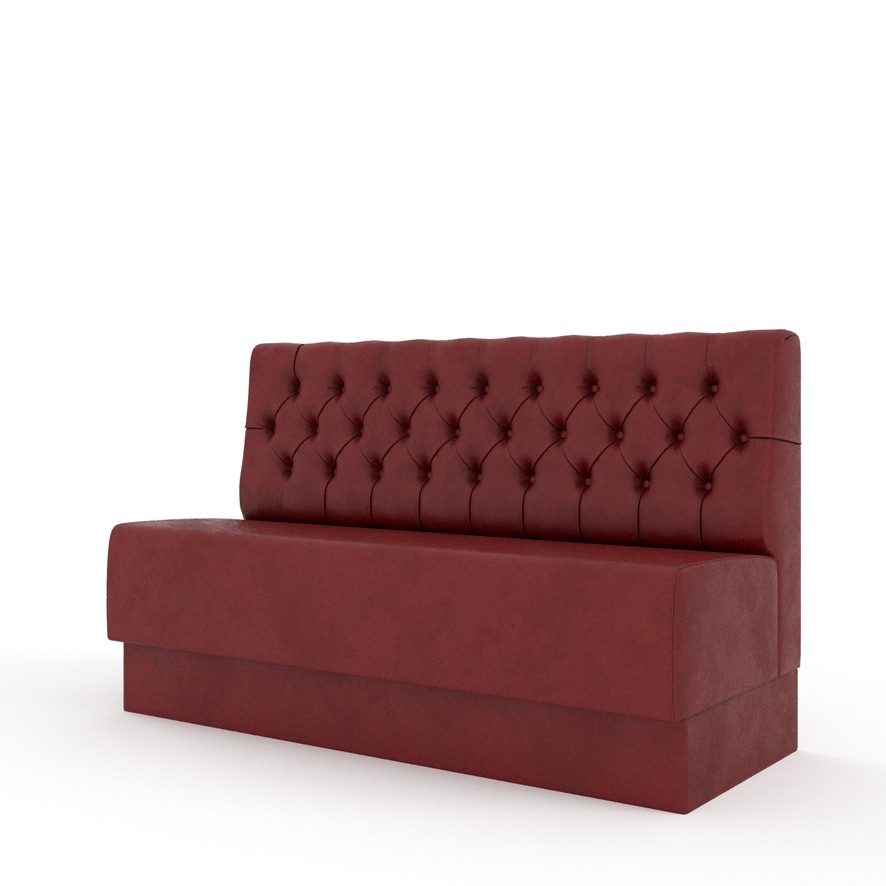 Tufted Straight Booth Color Renders