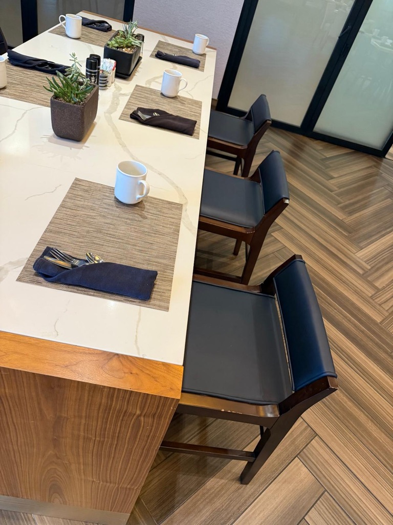 Chair and stool reupholstery at Marriott Phoenix Airport