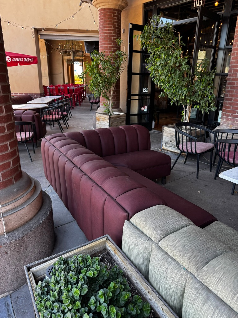 Channel seating at Culinary Dropout