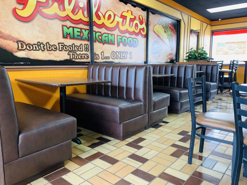 commercial furniture reupholstery at filibertos